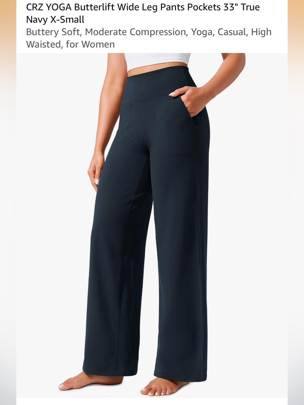CRZ Yoga Butterlift Wide leg Pant